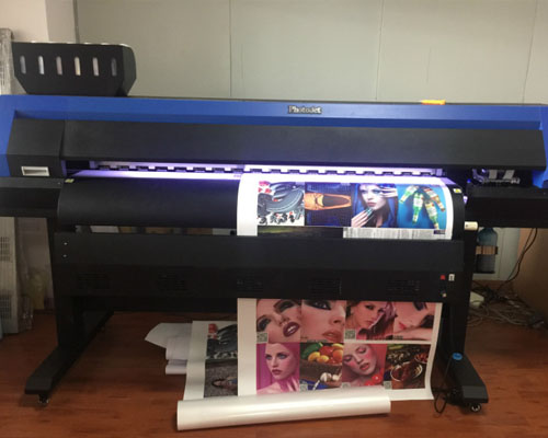 【湘陰】柳總再次牽手登騰廣告設(shè)備 采購普捷戶外寫真機