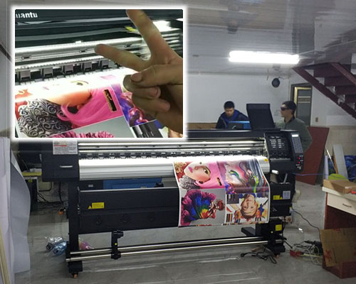 【張家界十點(diǎn)利廣告】再裝煥圖雙頭寫真機(jī) 對(duì)印刷效果比“耶”