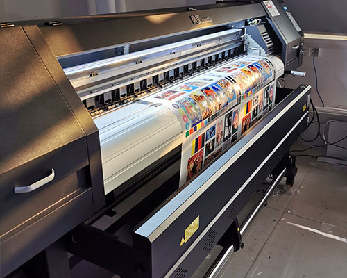 【長沙】廣告公司噴繪寫真機入手多臺 這次是煥圖1.8米雙頭