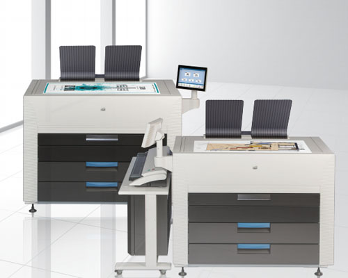 KIP800工程五用機功能盡在指尖 掃描復(fù)印堆圖折圖一機俱全