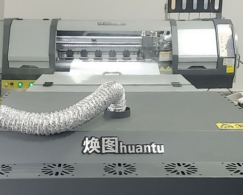 長沙老客戶肖老板：再添置一臺免鏤空的煥圖燙畫印花機(jī)